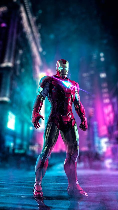 Iron Man Neon Art | Iron man hd wallpaper, Iron man wallpaper, Marvel ...