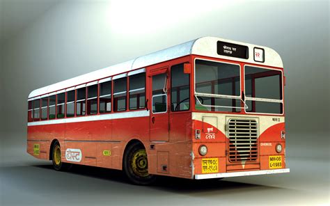 Mumbai BEST bus on Behance