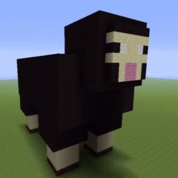 Sheep Statue - Blueprints for MineCraft Houses, Castles, Towers, and more | GrabCraft ...