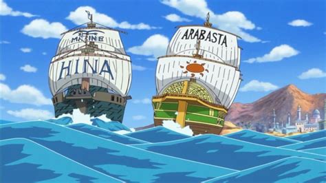 Hina's marine ship & Vivi's Alabasta ship - One Piece Episode 777 | One piece episodes, Anime ...