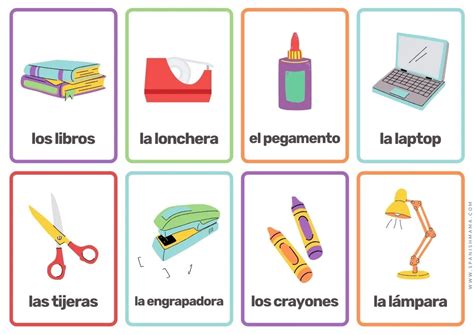 Free Printable Spanish Flashcards For Kids (and posters!) | Spanish Mama