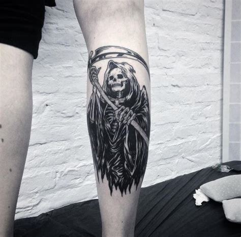 50+ Traditional Grim Reaper Tattoo Designs With Meaning (2019) | Tattoo Ideas 2020