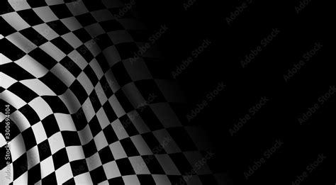 Black and white checkered flag background. sport and race theme ...