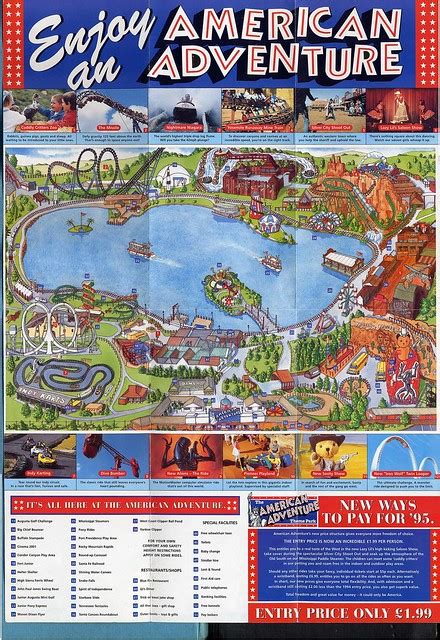 American Adventure Theme Park 1995 map | Explore trainsandst… | Flickr - Photo Sharing!