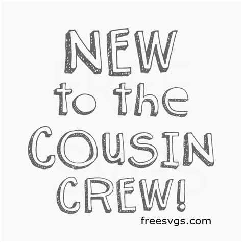 Cousin Crew Elf Svg