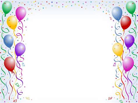 Balloon Birthday background Powerpoint Backgrounds, PPT Background ...