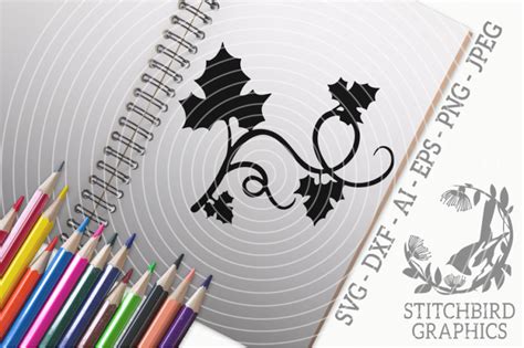 Pumpkin Vines SVG, Silhouette Studio, Cricut, Eps, Dxf, AI, PNG, JPEG By Stitchbird Graphics ...