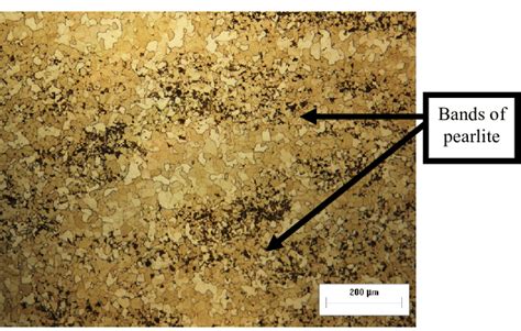 Microstructure of industrial low carbon steel (0.19 wt. % C) in base metal. | Download ...