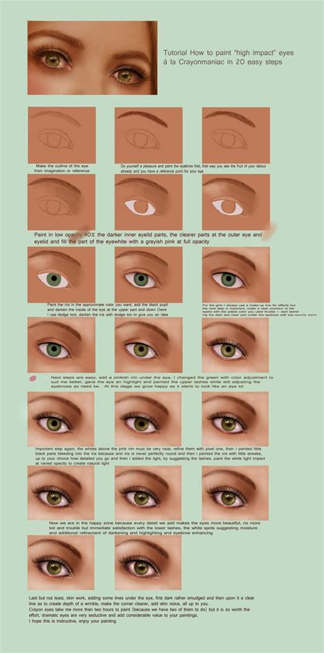 For your eyes only by crayonmaniac | Digital painting tutorials, Eye ...