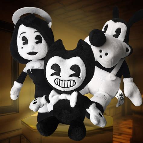 Bendy, Alice & Boris Beanie Plush Bundle with Squeaker (ONLINE EXCLUSIVE) | Bendy and the ink ...