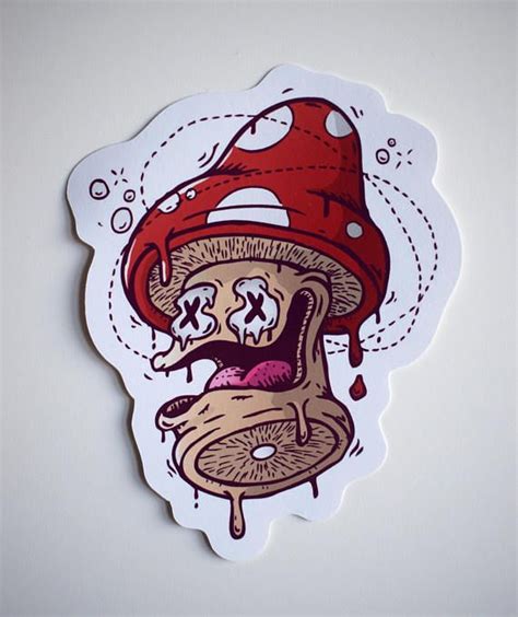 Trippy Mushroom Sketch Here s what happens when you mix scooter from ...