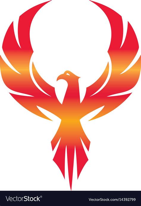 Phoenix bird logotype freedom development concept. Download a Free ...