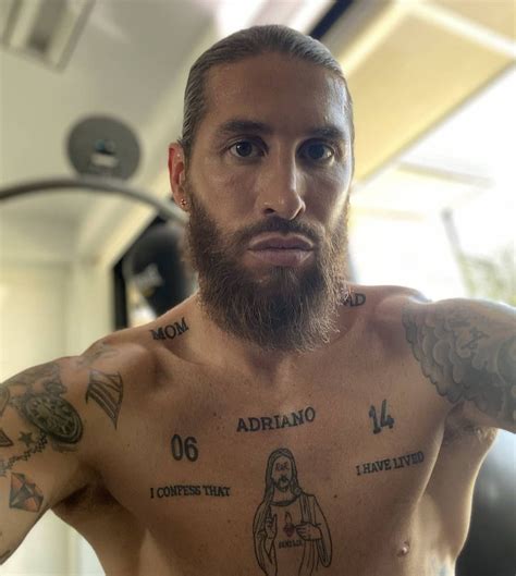 Sergio Ramos' Tattoo Collection: A Symbolic Display, from Knuckle Numbers to Prestigious ...