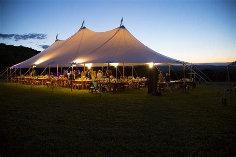 Sailcloth Tent with Uplighting Package at night Tent Lighting, Lighting ...