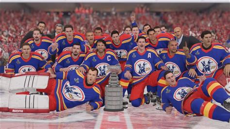 NHL 22 Stanley Cup Kansas City Scouts Celebration (PS5) - YouTube