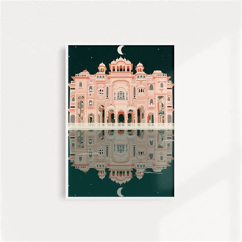 Night Jaipur Print / Patrika Gate Print / the Pink City Print - Etsy