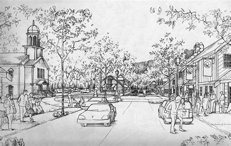 Pencil Landscape Architecture Sketches - Landscape Architecture Modern ...