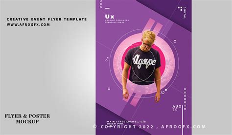 creative event flyer size template psd free mockup - Afrogfx