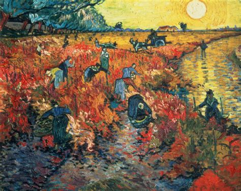 Red Vineyards at Arles, 1888 Art Print by Vincent Van Gogh | King & McGaw