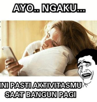 ️ Gambar DP BBM Bangun Tidur Lucu Gokil Keren Terbaru - CAPTIONKATA.COM 2024 - Caption DP BBM ...