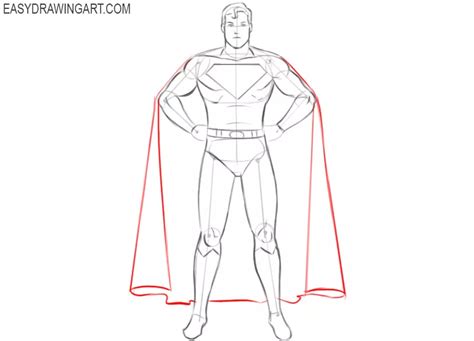 How to draw a Superhero - Easy Drawing Art