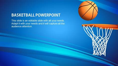 Basketball PowerPoint Template Presentation & Google Slides | Powerpoint templates, Background ...