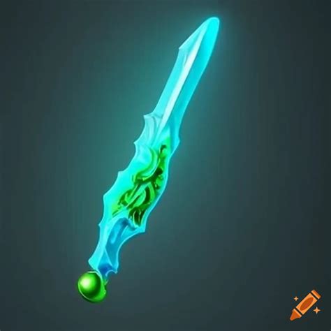 Neon jade sword