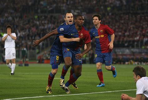 A Data History of the European Cup: 2009, Barcelona 2 - 0 Manchester ...