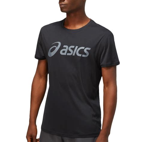 Asics Core Top performance black T-shirt - Recycled fabric - Zona de Padel