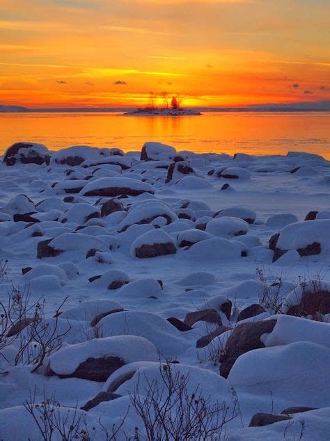 Georgian Bay Winter Sunset Photo Adventure Guild | Sunset photos ...