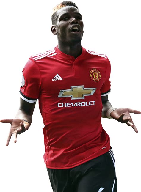 Paul Pogba Manchester United football render - FootyRenders