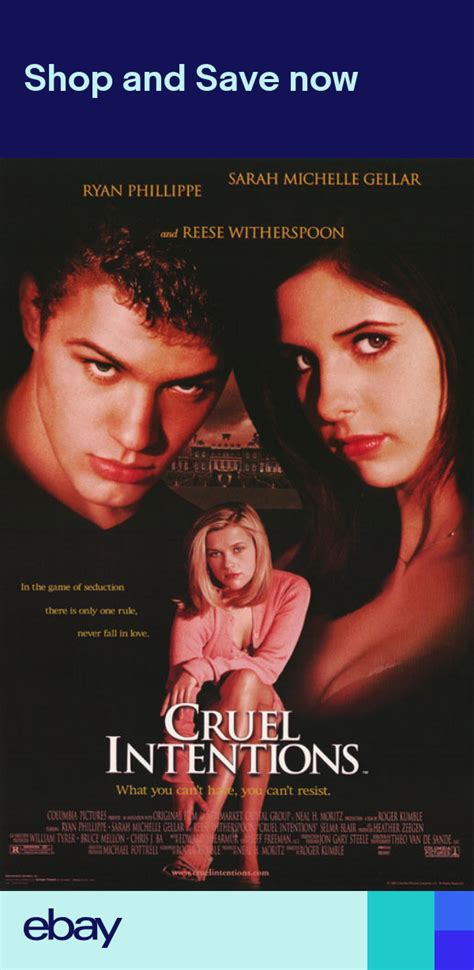 POSTER:MOVIE REPRO: CRUEL INTENTIONS - FREE SHIPPING ! #349 LW8 O ...