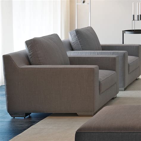 Scandinavian Home Simple Grey 3 Seater Sofa Set - Buy living room ...