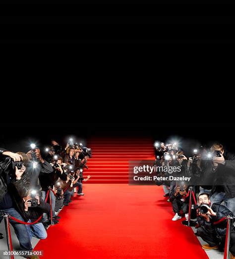 Red Carpet With Paparazzi