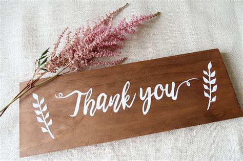 Thank You Wedding Sign. Rustic Wedding Sign. Wedding Ceremony - Etsy