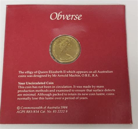 1984 ROYAL AUSTRALIAN MINT UNCIRCULATED ONE DOLLAR COIN | eBay