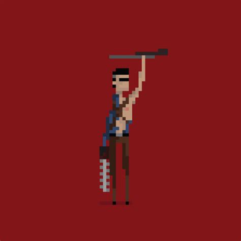 Super Heroes 8-bit Comic Pixel Art [Motion Graphics Gif]