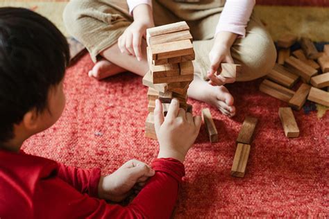 Children Playing Jenga · Free Stock Photo