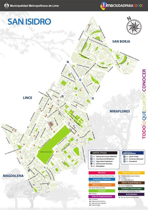 Mapa de San Isidro by Visit Peru - issuu