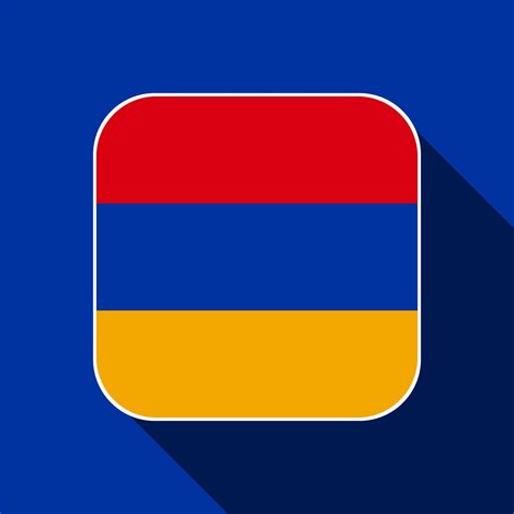 Armenia flag, official colors. Vector illustration. 11223403 Vector Art ...