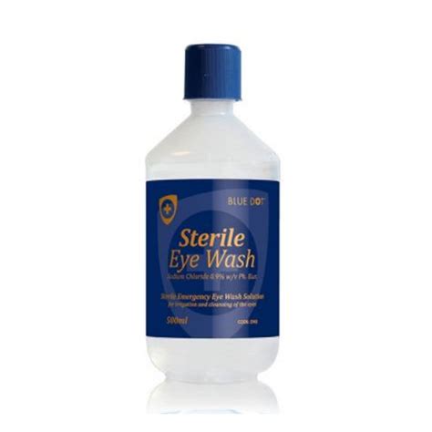 Sterile Saline 500ml Eyewash Solution