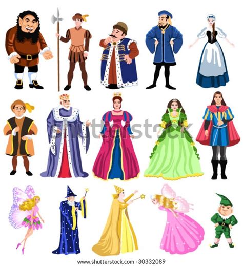 Fairy Tales Characters Stock Vector (Royalty Free) 30332089 | Shutterstock