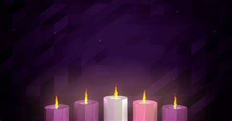 Digital Advent Candles Week 5 | Motion Video Background