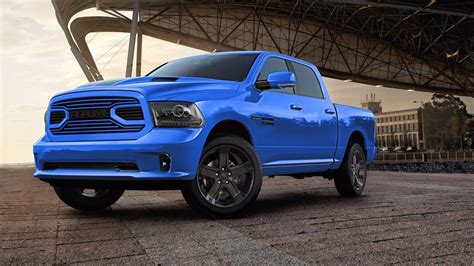 2018 Ram 1500 Hydro Blue Sport Edition Gets A Racy French Kiss | Carscoops