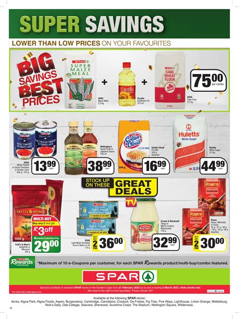 Spar Promotional Leaflet - Valid from 21.02 to 06.03 - Page nb 12 - za ...