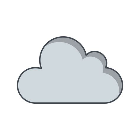 Cloud Vector Icon 436938 Vector Art at Vecteezy