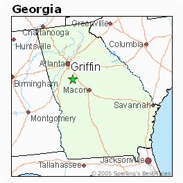 Map Of Griffin Georgia Map Of Griffin Griffin Georgia Georgia Places ...