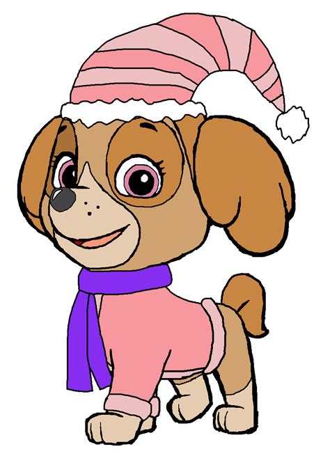 Skye - Holiday Winter Outfit - PAW Patrol Fan Art (36309597) - Fanpop