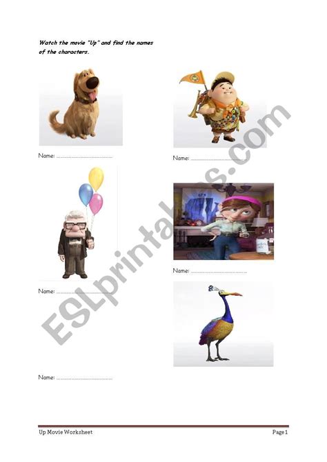 Up Movie Characters - Pixar Animation Studios / Young carl fredricksen ...