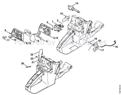 Stihl 028 av super parts diagram